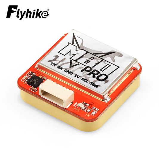 Módulo GPS HGLRC M80 PRO (GLONASS/GALILEO/QZSS/SBAS/BDS, 72 Canales) con Antena Ganancia para Drones RC Largo Alcance