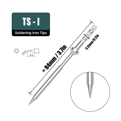 TS101 PINE64 TS100 Electric Soldering Iron Replacement Heater Tips Solder Head Models of Pinecil TS Tip Sting Tin Welding Tool