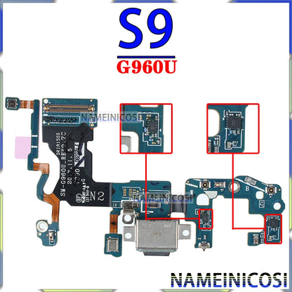 Placa Módulo Puerto Carga USB Dock para Samsung Galaxy S6/S7/S8/S9 Edge/Plus (G920/G925/G930/G950/G955/G960/G965 F/U)