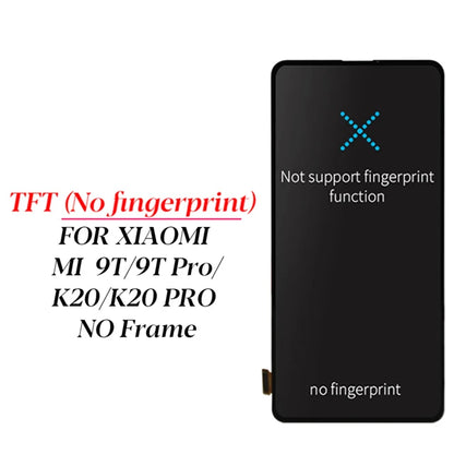 6.39'' Super Amoled Display For For Xiaomi Mi 9T Mi9T Pro LCD Display Touch Screen Digitizer Assembly For Redmi K20/K20 Pro LCD