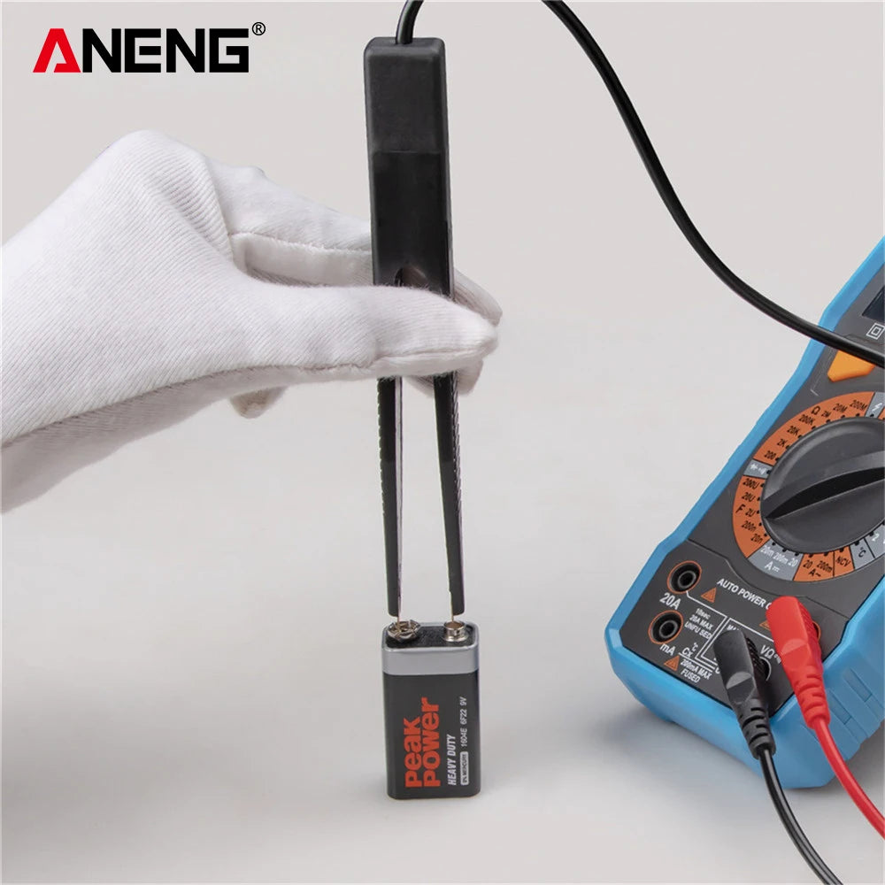 Pinza Detector Clip para Capacitores/Resistencias ANENG (Puntas Prueba LCR Universal) Accesorios Multímetro