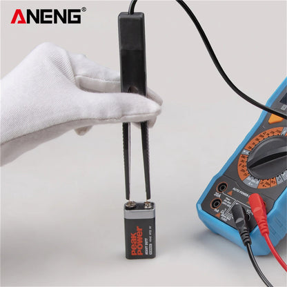 Pinza Detector Clip para Capacitores/Resistencias ANENG (Puntas Prueba LCR Universal) Accesorios Multímetro
