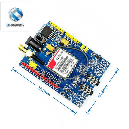 Placa Desarrollo Shield GSM/GPRS SIM900 (Módulo Quad-Band) para Arduino