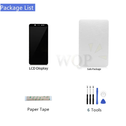 For Motorola Moto G53 LCD Display Touch Screen Digitizer Assembly XT2335-2 With Frame For Moto G53 Screen Replacement Parts