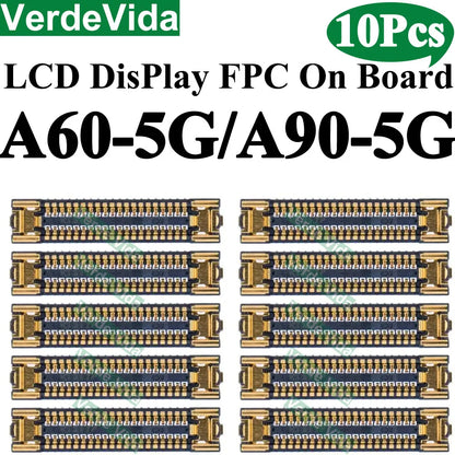 Conector FPC Pantalla LCD en Placa para Samsung Galaxy A10/A20/A21/A30S/A40/A50/A51/A70S / M12/M14/M15/M16 (10 Unidades)