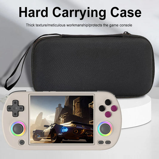 Set Estuche Transporte Rígido + Protector Pantalla para Consola Videojuegos Anbernic RG40XX H (Accesorios)
