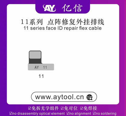 AY A108 BOX Face ID Programmer For iPhone X-15 Pro Max Dot Matrix Projector Repair True Tone Fix Battery Health Data Change Tool
