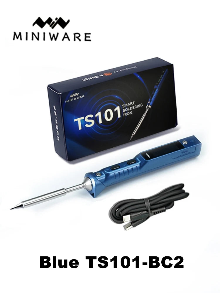 Original TS101 Soldering Iron Electric 65W LCD Temperature Adjustable Programming New TS100 Soldering Iron Upgrade