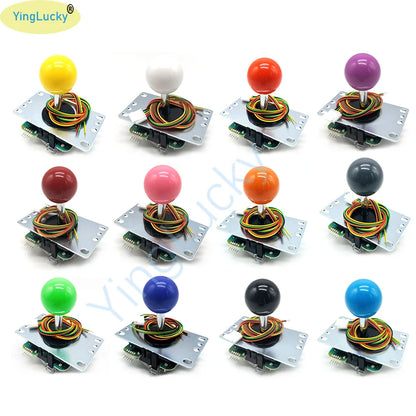 Joystick Original Sanwa JLF-TP-8YT Fighting Stick con Topball y Cable 5 Pines para Jamma Arcade/PC/PS3/PS4/XBOX DIY