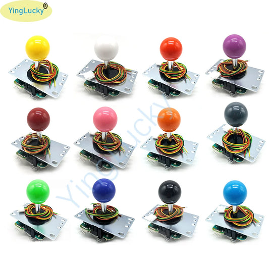 Joystick Original Sanwa JLF-TP-8YT Fighting Stick con Topball y Cable 5 Pines para Jamma Arcade/PC/PS3/PS4/XBOX DIY