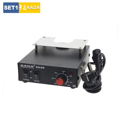 KADA 853B Heat Station 220V 540W Preheating Station for BGA PCB BGA Recycling Station Preheating/Hot Air Desoldering Station