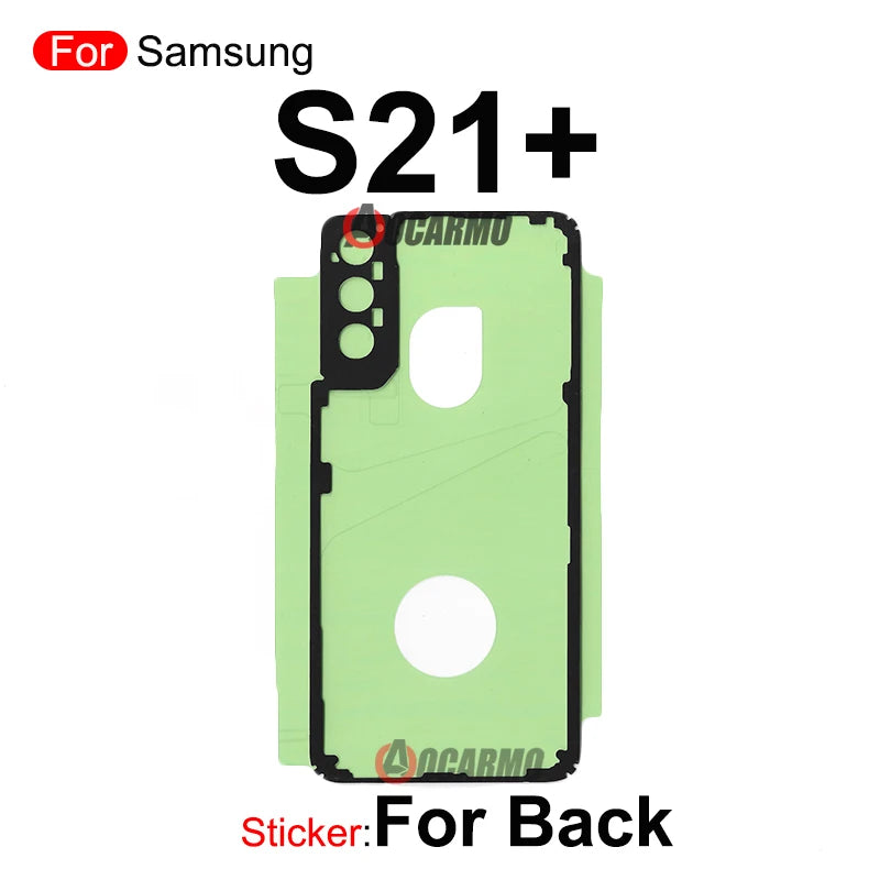 Adhesivo Doble Cara para Pegado Pantalla LCD Frontal y Tapa Batería Trasera Samsung Galaxy S21/S21+/S21FE/S21 Ultra