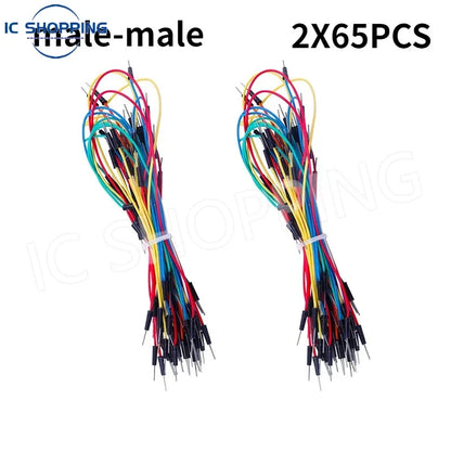 Cable Jumper Dupont (40 Unidades) Macho-Macho / Hembra-Hembra / Macho-Hembra para Arduino DIY Kit
