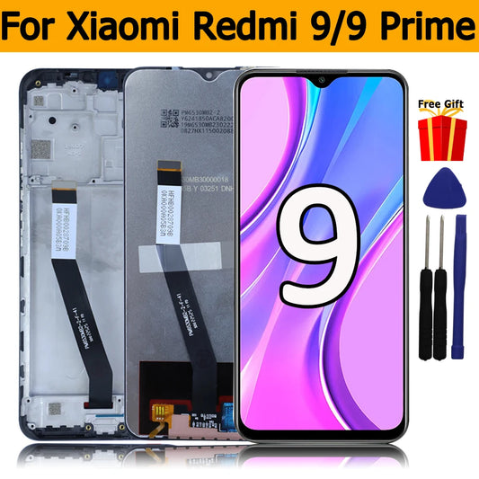 LCD For Xiaomi Redmi 9 Display Touch Screen Digitizer Assembly Phone Replacement Parts for Redmi 9 M2004J19G M2004J19C Screen