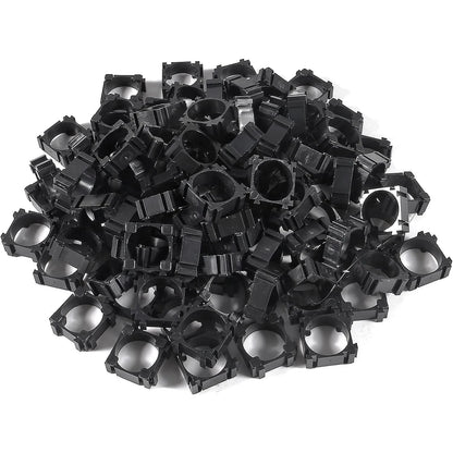 Soporte Plástico Batería Litio 18650 (Pack Bracket Cilíndrico, Espaciador Celda) para Montaje Fijo DIY (100 Unidades)