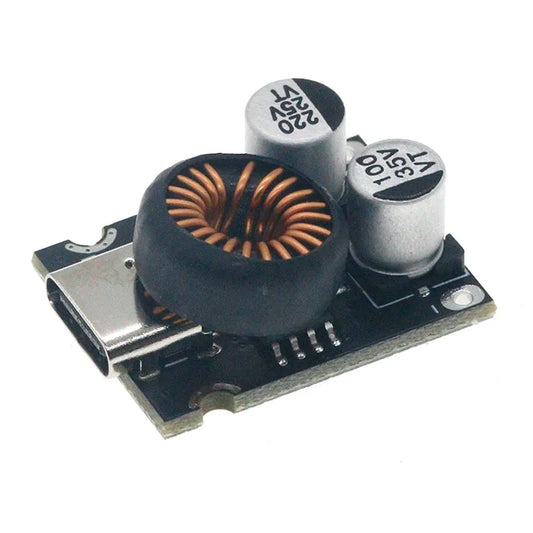 Módulo Carga Rápida Multi-Protocolo Mini 65W DC 12-30V PD2.0/PD3.1(PPS) Interface USB-C