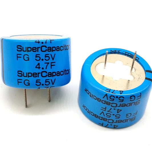 Supercapacitores FG/FGH/FGR 5.5V - Varios Valores (0.01F a 4.7F)