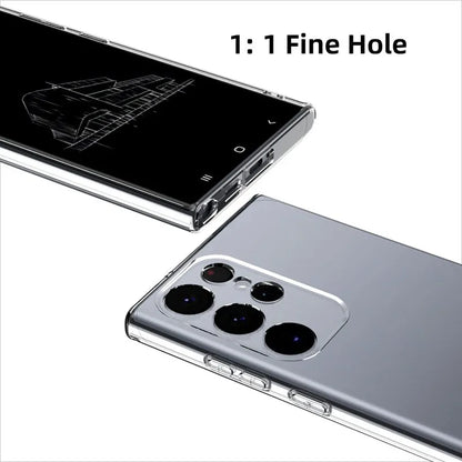 Funda Carcasa Silicona Suave Transparente para Samsung Galaxy A12/A13/A23/A52/A52S/A53/A54/A55 / S20 FE / S21-S25 Ultra / Note 20 Ultra