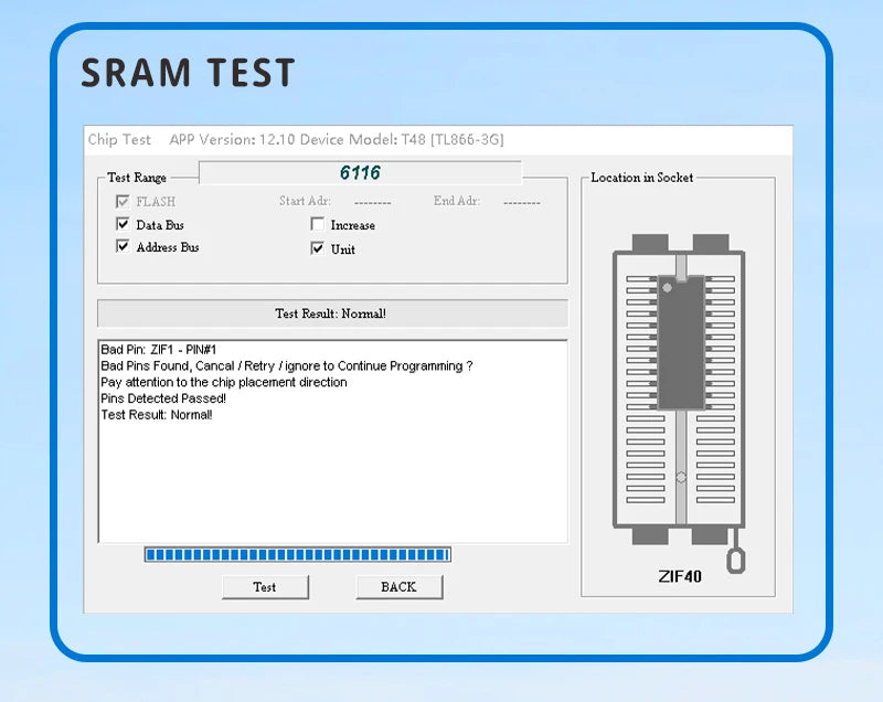 Programador XGecu T48 [TL866-3G] (Soporta 34000+ ICs SPI/Nor/NAND/EMMC BGA/TSOP/SOP/PLCC, V12.78)