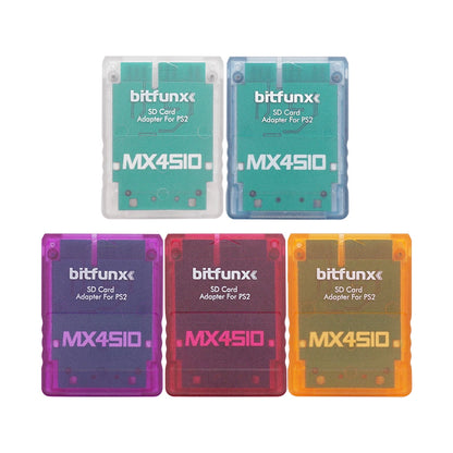 Adaptador Lector Tarjeta SD/TF Bitfunx MX4SIO SIO2SD para Consola PS2 PlayStation 2