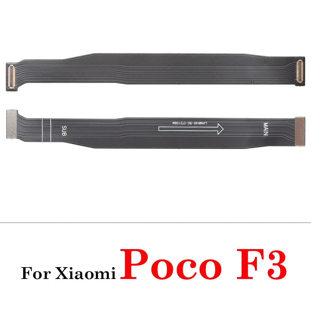 LCD Display Main Motherboard Connector USB Charge Board Ribbon Flex Cable For Xiaomi Poco F1 F2 F3 X2 X3 X4 M4 Pro NFC C3 4G 5G