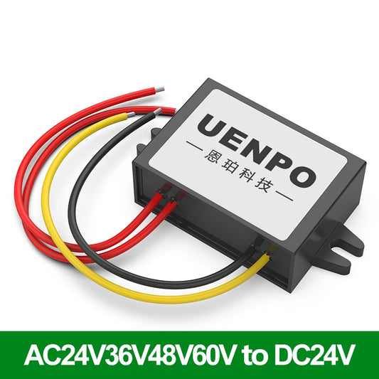 Convertidor AC/DC 24V/36V a DC 24V 1A/2A/3A Reductor Voltaje Módulo Impermeable IP68