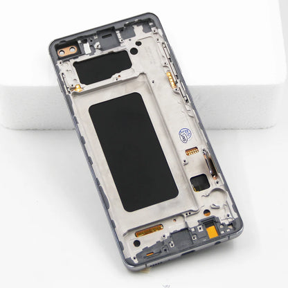 Pantalla LCD para SAMSUNG Galaxy S10 Plus, digitalizador de pantalla táctil con Marco, 100% probado, G973, G973F/DS, S10 +, G9750
