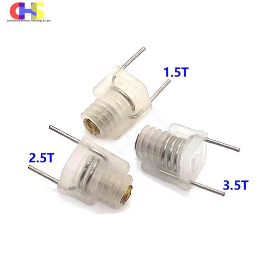 Inductor Ajustable Moldeado MD0707 Bobina Hueca (1.5T a 3.5T) 7x7mm - Lote 20 Piezas