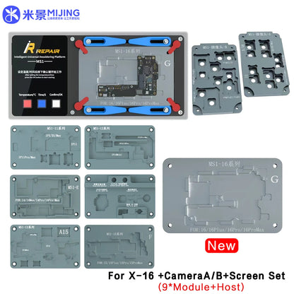 Mijing iRepair MS1 Intelligent Desoldering Preheating Platform for iPhone X-14 15 16 Pro Max PCB Motherboard Preheater Platform