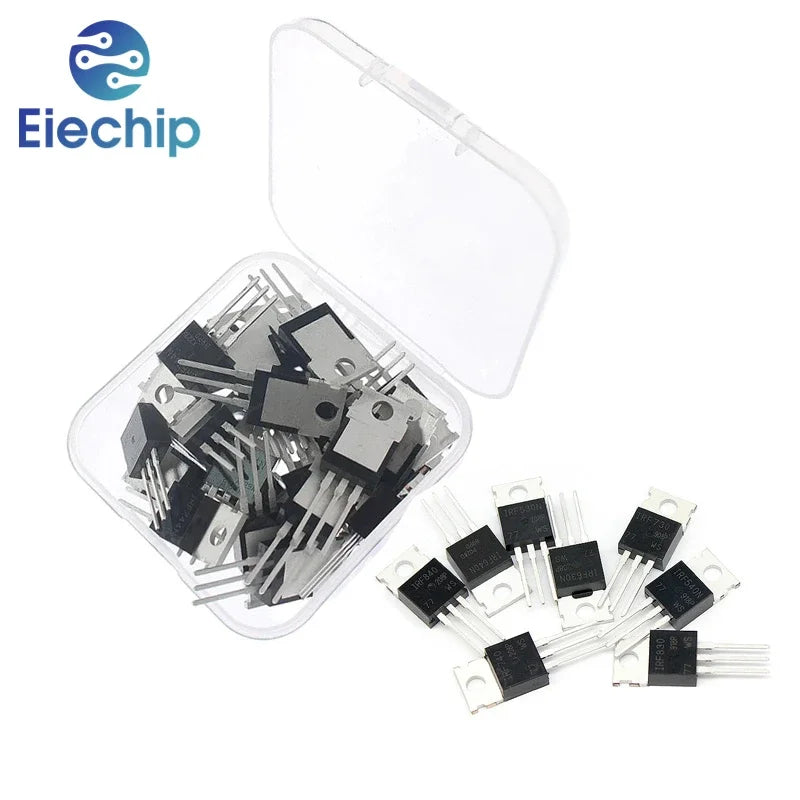 MOSFET Canal-N IRFZ44N TO-220 55V 49A - Lote 10-25 Piezas