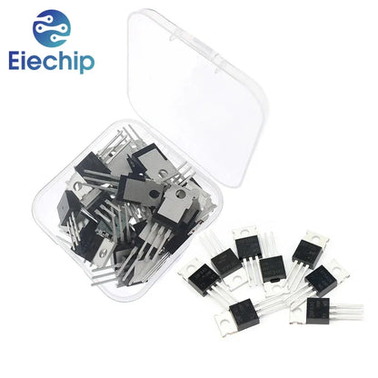 MOSFET Canal-N IRFZ44N TO-220 55V 49A - Lote 10-25 Piezas