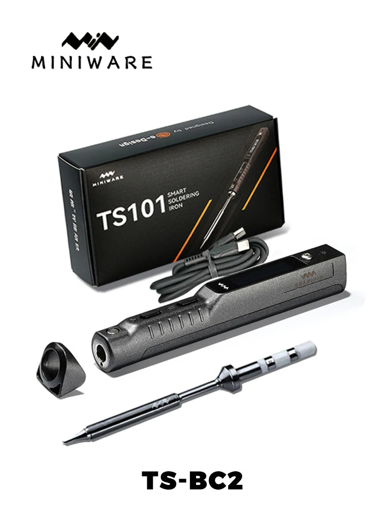 Original TS101 Soldering Iron Electric 65W LCD Temperature Adjustable Programming New TS100 Soldering Iron Upgrade