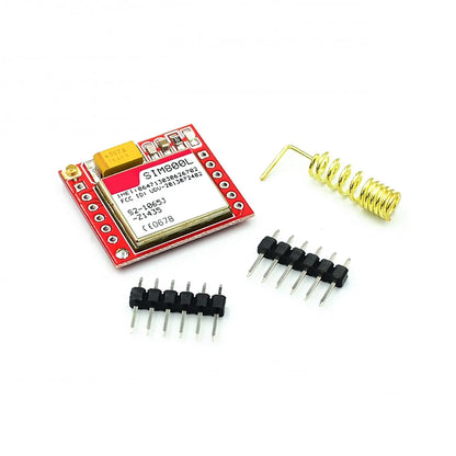 Módulo GSM/GPRS SIM800L (Micro SIM, Quad-Band, Serial TTL) con Antena PCB para Arduino