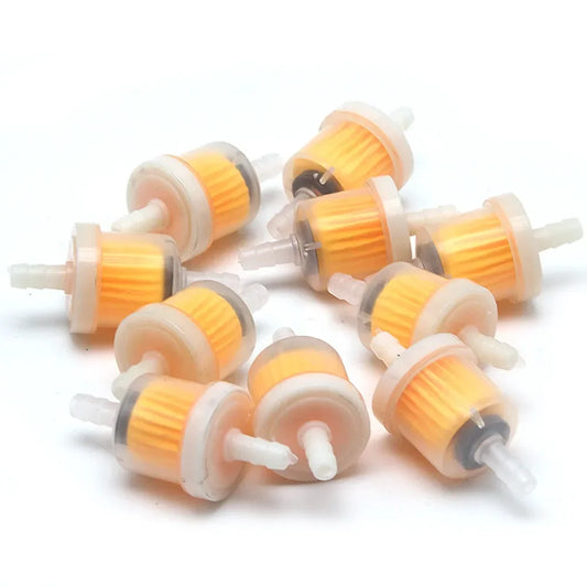 Filtro Aceite/Gasolina Combustible Gas para Manguera 6mm Motocicleta/Scooter/Moped (Set 10 Unidades)