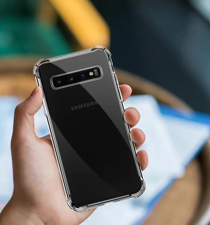 Funda Carcasa Suave Transparente Anti-Golpes para Samsung Galaxy S9/S10 Plus/S10E/S20 FE/S21/S22/S23 Ultra / Note 9/10/20