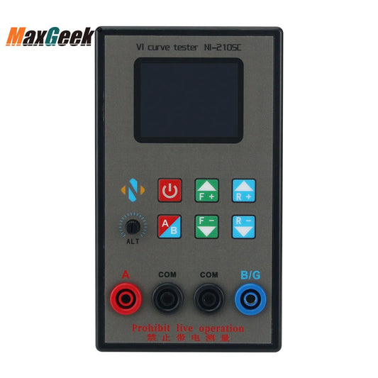 Tester Portátil Curva VI Maxgeek NI-210SC Doble Canal (18 Niveles Frecuencia Ajustable) Pantalla TFT 2.0"
