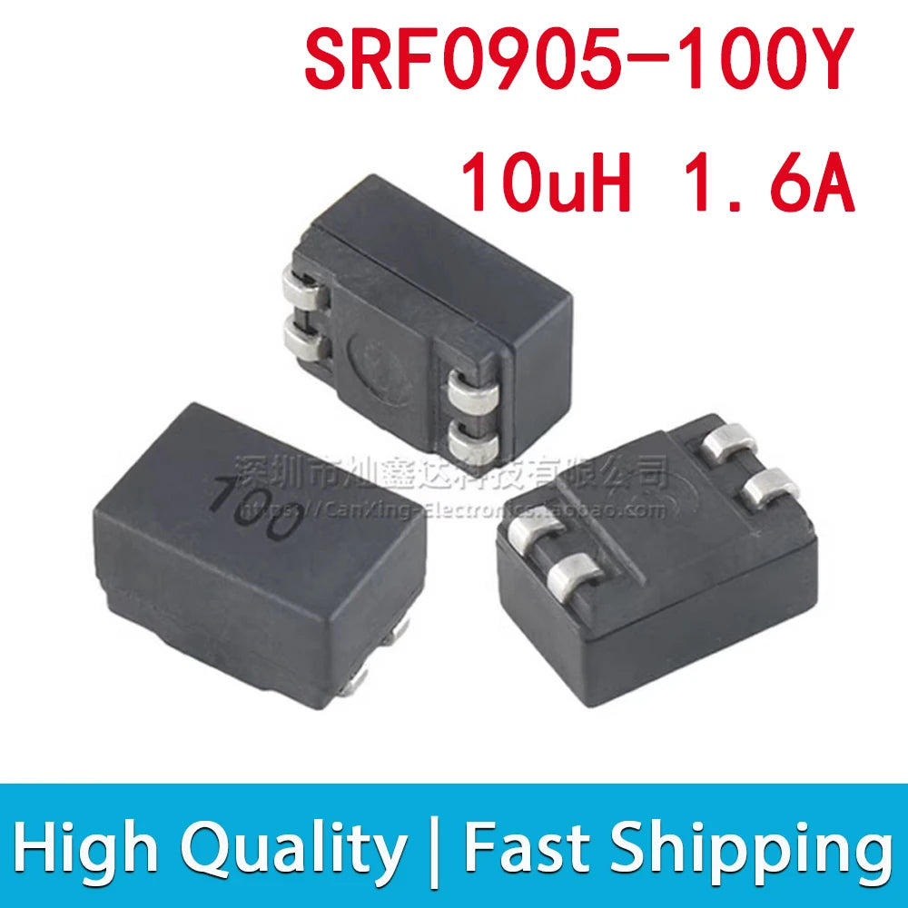 Choque Modo Común Moldeado SMD 0905 - Varios Valores (10uH a 2mH) - Lote 5 Piezas