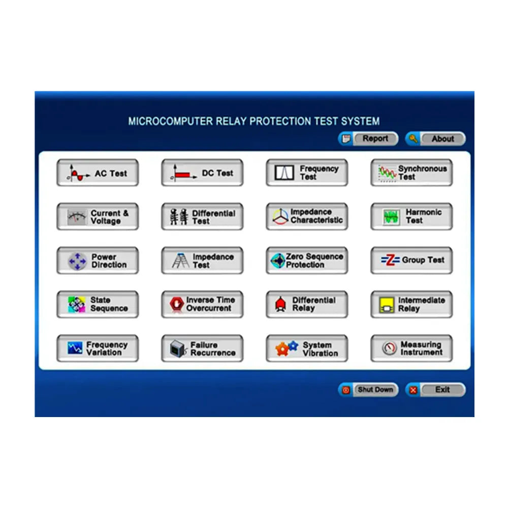 Kit Tester Protección Relés Trifásico Microcomputarizado - Calibrador Inyección Corriente
