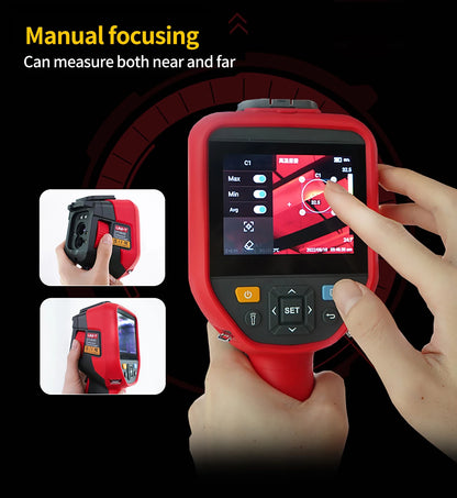 Cámara Térmica Profesional UNI-T UTi384G / UTi256G con Pantalla Táctil (-20~550°C) - Termógrafo Enfoque Manual, Grabación Video