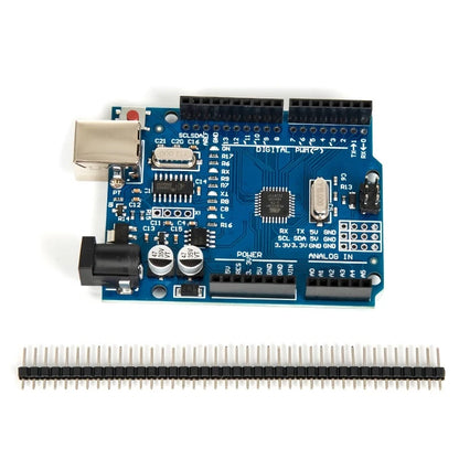 Placa Desarrollo WWZMDiB UNO R3 (ATmega328P) compatible Arduino IDE con Cable USB y Header Pines Rectos 2.54mm