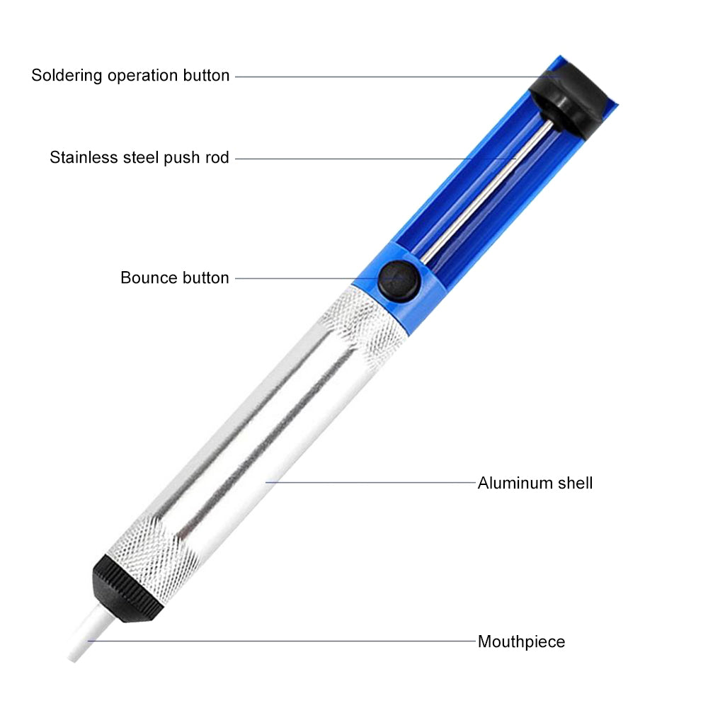 Pluma Succión Estaño Eléctrica AC 110V/220V (Cautín 30W) Máquina Desoldadora Succión Vacío PCB Herramienta Soldadura