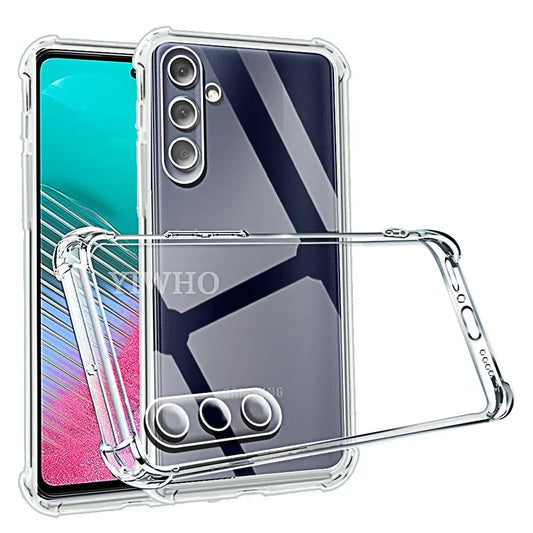 Funda Carcasa Teléfono TPU Silicona Suave Transparente Anti-Golpes para Samsung Galaxy M04/M13/M14/M23/M34/M53/M54 4G/5G
