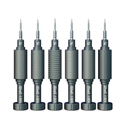 Set Herramientas Desmontaje Interno MECHANIC IShell Min 6 en 1 (Destornillador Precisión Alta Dureza Phillips/Pentalobe) para iPhone