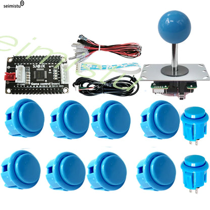 Kit DIY Joystick Arcade (Copia Sanwa) para Neo Geo/Raspberry Pi/XBOX360/Android/PS3 (Controlador USB Zero Delay)