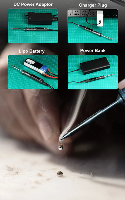 Original TS101 Soldering Iron Portable Adjustable Temperature Digital Solder Station TS-BC2 Tip PD3.1 90W TS100 Upgrade