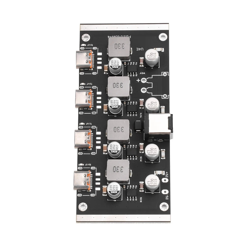 Módulo Adaptador Fuente PD 65W USB-C Soporta PD3.0/2.0, QC3.0/2.0, FCP, AFC Placa Circuito Cargador