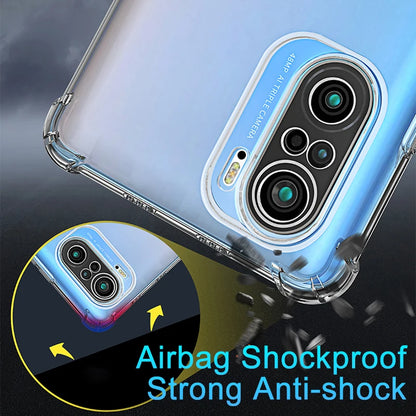 Funda Carcasa Silicona Transparente Anti-Golpes (Airbag) para Xiaomi Redmi Note 7-10S / 7A-9C / Poco F3/X3 Pro NFC