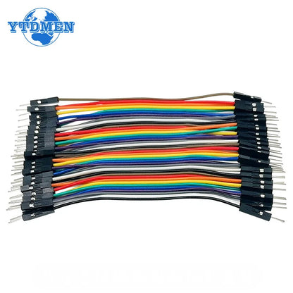 Cable Dupont 20cm (20-40 Unidades) Macho-Macho / Hembra-Hembra / Macho-Hembra para Protoboard DIY