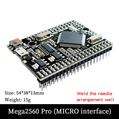 Placa Mega 2560 PRO MINI Micro 5V (Embed, CH340G, ATmega2560-16AU) con Headers Macho compatible Arduino Mega