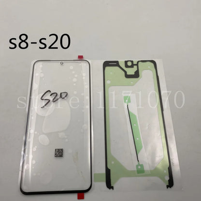 Repuesto Lente Cristal Exterior Pantalla Táctil Frontal para Samsung Galaxy S8-S22/Note 9/10+ Plus/Ultra